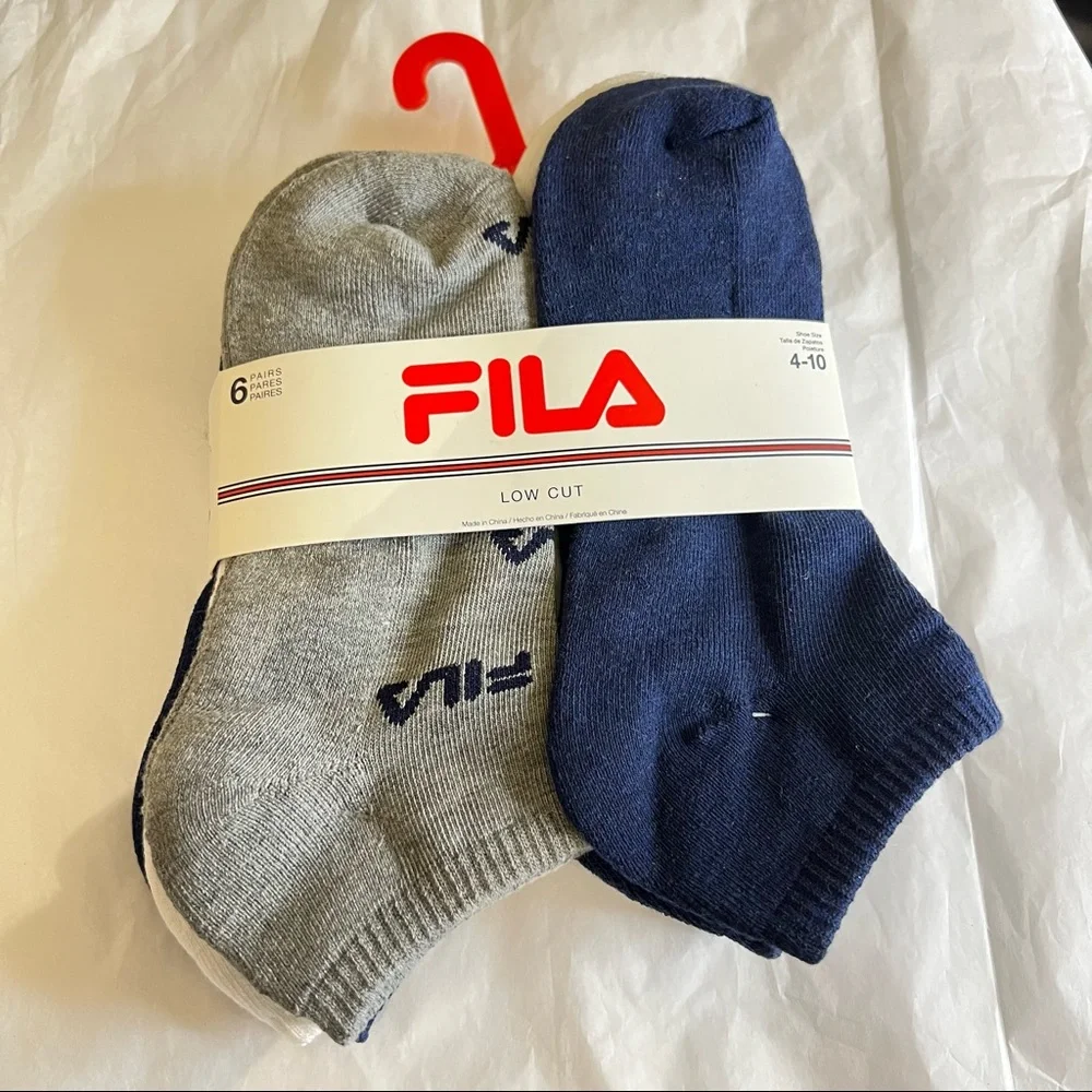 FILA Women’s Low Cut Ankle Socks 12 Pairs